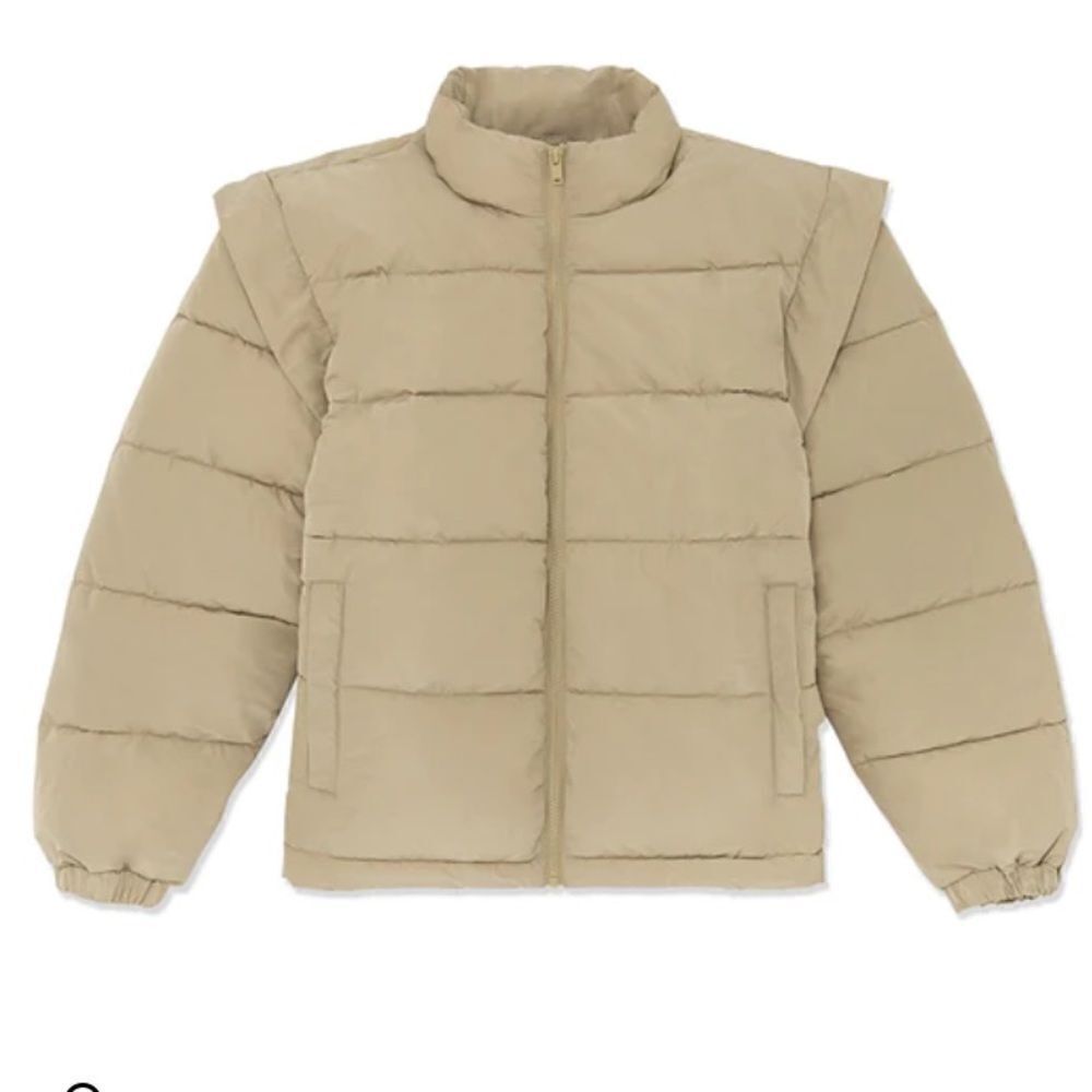 Snap Off Sleeve Nylon Puffer Jacket - Picture 2 of 8